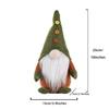 Nordic Green Christmas Elf Doll Decoration - Faceless Rudolph Figurine