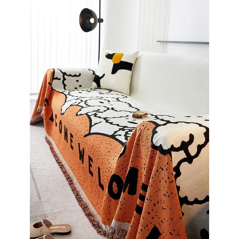 

Чехол для дивана из синели, универсальный чехол для дивана Four Seasons, универсальный чехол для подушки, одеяло 180*130cm