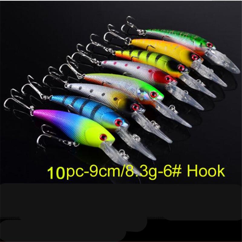Fishing Lures Minnow Set Mixed Tackle Bait Lure Crank Models Lot Mix Clolor Hard Fishing Lures Minnow Set Mixed Tackle Bait Lure Crank Models Lot Mix Clolor Hard
