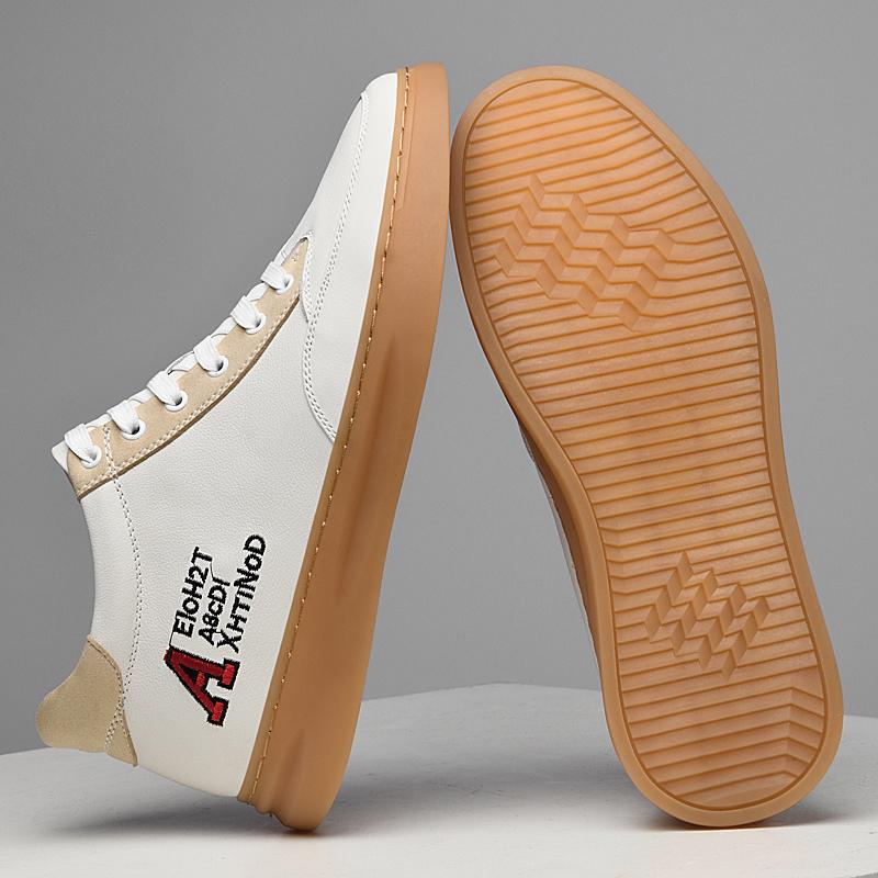 Fashion Genuine Leather Men Ankle Boots Fashion High Top Shoe Outdoor Man Hiking Botas Skateboard Footwear Leisure Walk Motorcycle Boots