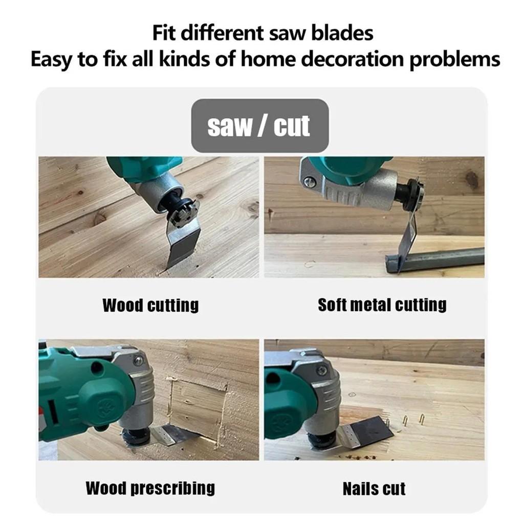 21V Oscillating Multi Function Tool Portable Electric Saw Trimming Shovel Household Woodworking Power Tool
