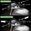 Motorcycle Rear View Mirrors, Adjustable 360° Rotating Stealth Wind Wing Side Mirrors Compatible With Kawasaki Z400 Z650 Z1000 Duke 125 200 250 390