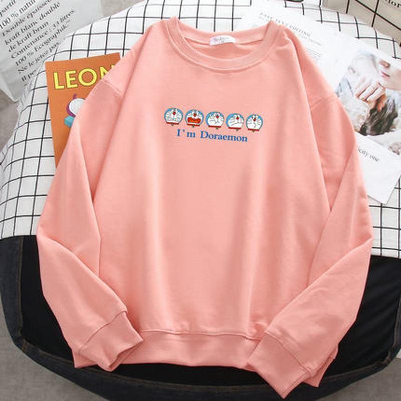 S~4XL Anime Hoodies Big Size Women Hoodie Women's Plus Size Clothing Tops Thin Cover Belly Top