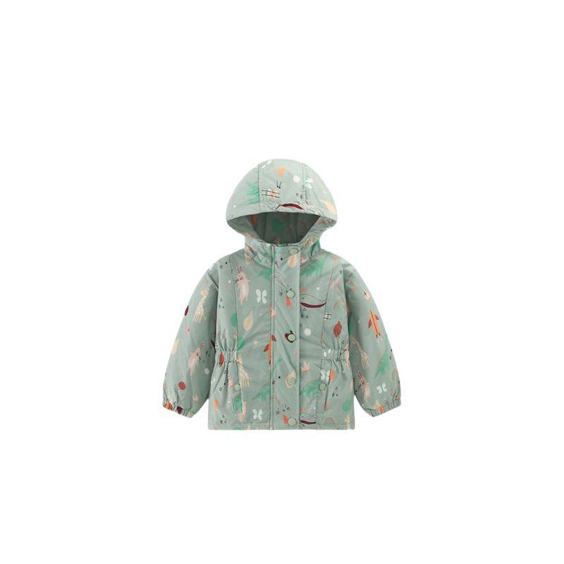 and Autumn Children s Clothing European and American Style Small and Medium-Sized Children s Hooded Zipper Shirt Children s Long-Sleeved Windbreaker 9934 140