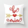 New Valentine's Day Red Rose Pillow Cover Wedding Gift Home Pillow Cover