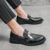 Men formal office working PU leather dress shoes XRS-3165-3