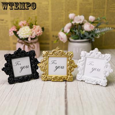 1PC New Baroque Small Picture Frame, Vintage Festival, Party, Wedding and Other Small Gifts, Home Decoration Mini Picture Frame Decoration