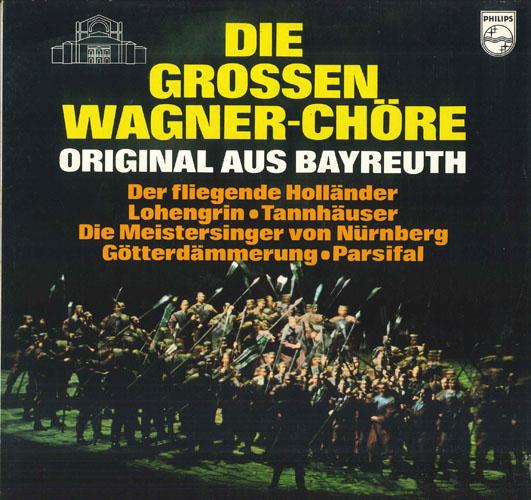 

LP Record HANS KNAPPERTSBUSCH KARL BOEHM SI Die Grossen Wagnerchore Chorszen 384081 PHILIPS 1981 Germany Classical Used