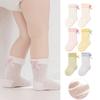 Infant Baby Rabbit Socks For Girls Cute Newborn Mesh Bowknot Mid-calf Short Sock Summer Fashion Sweet Princess Cotton Socks