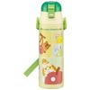 Skater Kids' Stainless Steel Water Bottle, 2-Way Design, 580ml (Direct Drinking) or 570ml (Cup Drinking), Animal Crossing Design, Lightweight and Chil