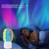 Aurora Table Lamp Rotating Multicolor Night Light Stepless Dimming LED Cordless Bedside Lamp Rechargeable 1800mAh Battery for Bedroom Living Room