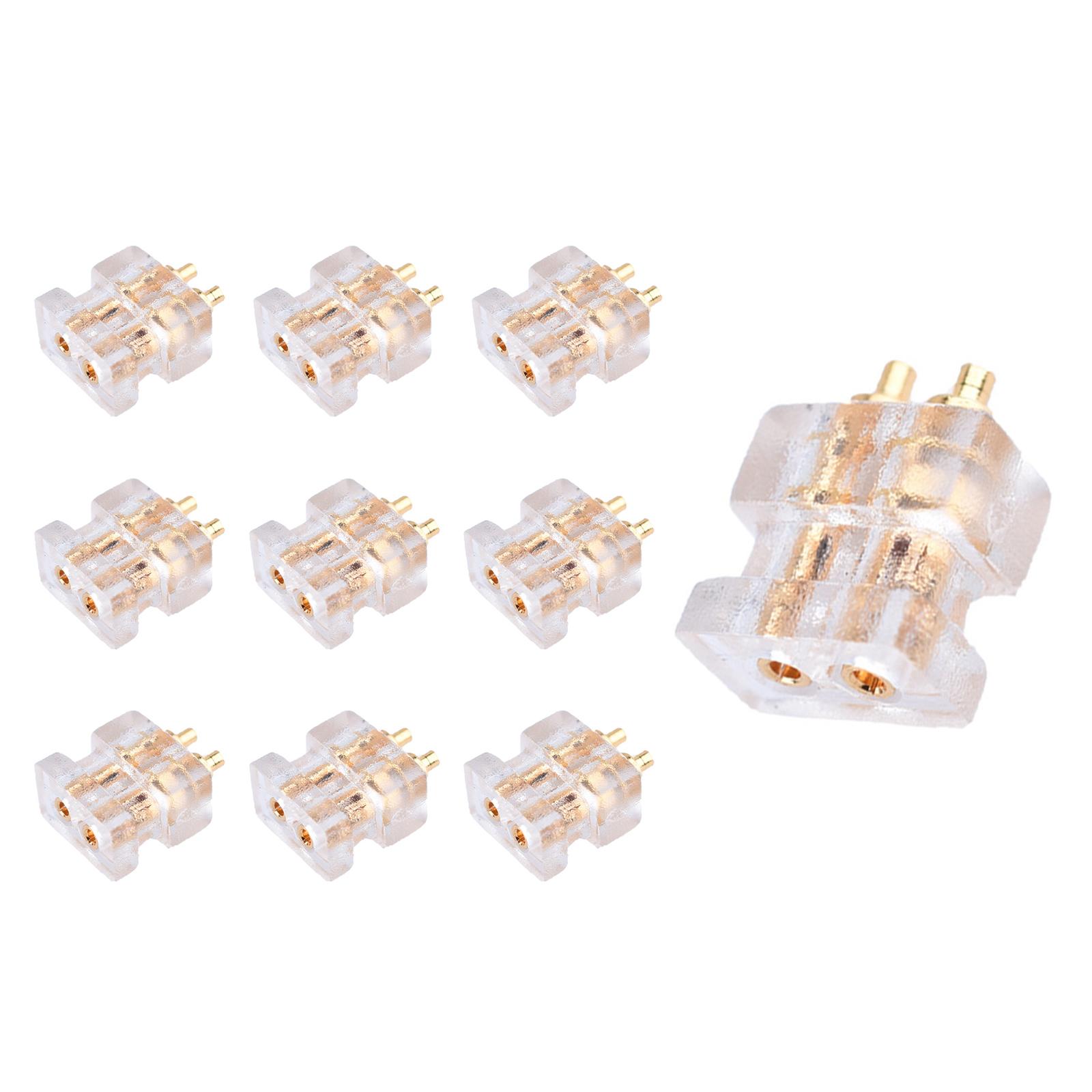 

10PCS 0.78mm 2Pin Female 1964 Socket for Earphone Upgraded HiFi Headphone Cable Connection Adapter Pin Accessory 1