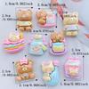10Pcs New Cute Little Bear Series Flat Back Resin Scrapbooking DIY Jewelry Hairpin Craft Decoration Accessorie