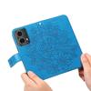 For Motorola Moto G85 5G/S50 Neo 5G Case Floral Pattern PU Leather Wallet Stand Phone Cover