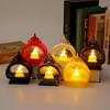 Vintage Led Lamp Simulation Candle Light Lamp Hanging Lights Ornaments Electric Candle Lantern Christmas Home Party Decorations