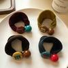 Korean-Style Seamless Elastic Hair Ties for Women - M-Shaped, Candy Colors, No-Damage, Perfect for Ponytails