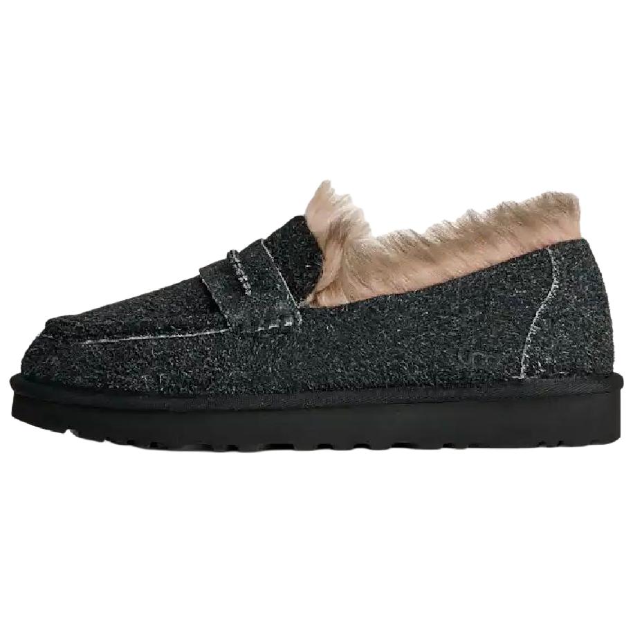 UGG Ellis Suede Minimalist Comfortable Loafers Women Loafers Black 1179390-BLK