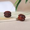 Rosewood Carved Tortoise Shell Bead Keychain Pendant