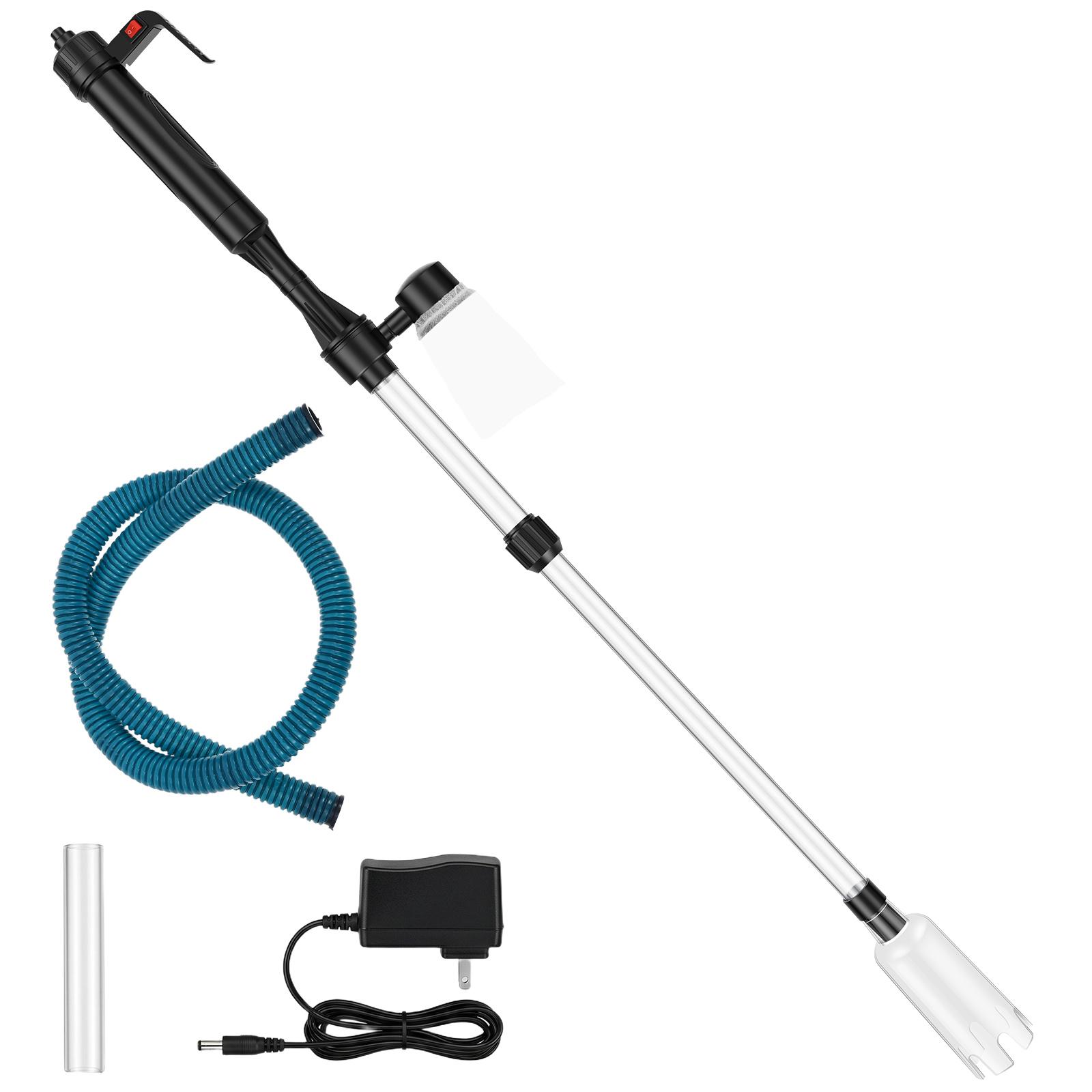 Aquarium Electric Gravel Cleaner Siphon Filter Fish Tank Sand Washer Vacuum Gravel Water Changer Automatic Cleaning
