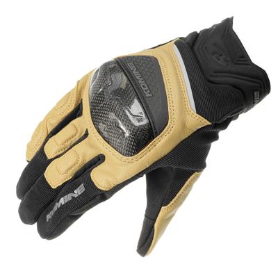 2026 Model Motorcycle Gloves Carbon Mesh Gloves Sand XL (KOMINE) 06-268 GK-268