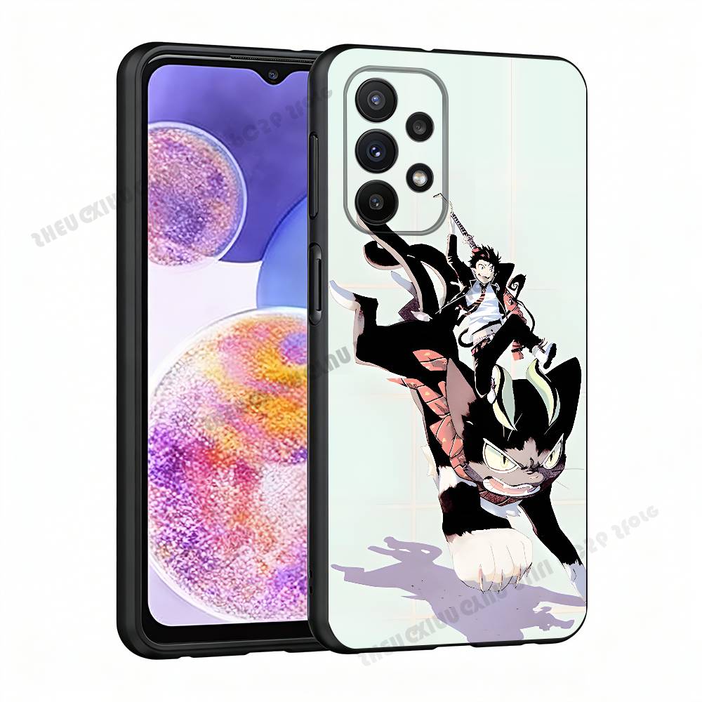 

Blue E-Exorcist Rin Phone Case For Samsung A21 31 51 53 71 20 22 30 32 42 50 01 02 10 11 4G 5G Cover Samsung A20