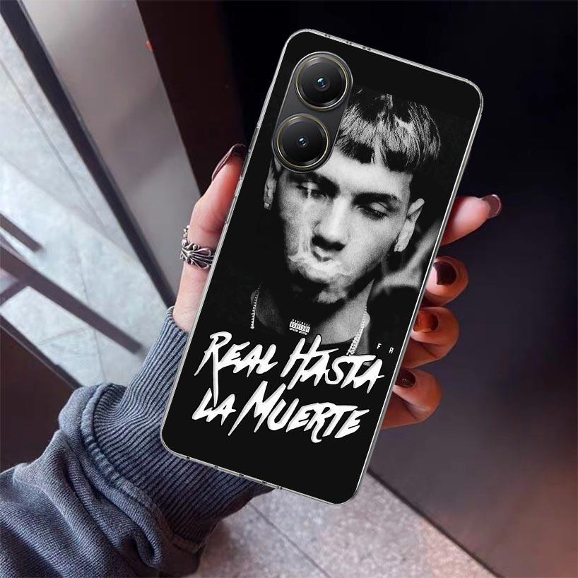 Anuel AA Real H-Hasta La M-Muerte Phone Case For Xiaomi Poco X7 X6 X5 Pro F7 Ultra Redmi 15C 15 13 13C 12 12C 10 10A 10C 9 9A 9C