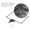 Uhrenreparatur Einzelglas Brille 1,5x / 2,5x / 3,5x Vergrößernde Lupe LED-Licht Lupe