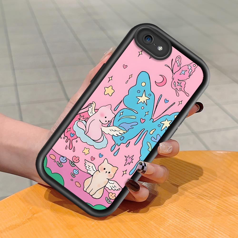 

Мягкий силиконовый квадратный чехол с рисунком лестницы для телефона, полное покрытие камеры, противоударный защитный резиновый чехол для iPhone Infinix Tecno OnePlus Infinix Smart 7 чёрный