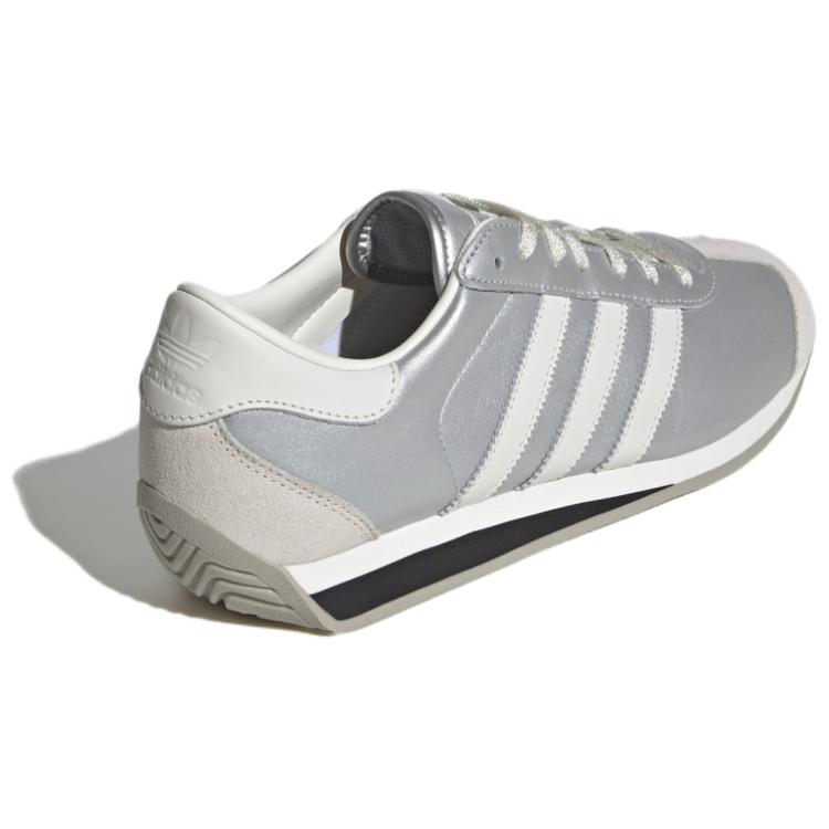 Adidas Originals Country 2 Fashion Versatile Y2K Retro Running Shoes Non-Slip Durable Low-Top Sneakers Unisex Sneakers Silver JH5599
