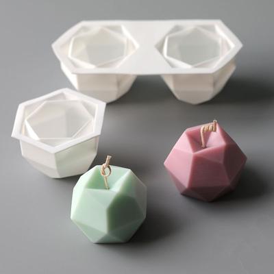 Καλούπι κεριού μπάλα Rhombus Magic Ball Cube Γεωμετρικό Σχήμα Μους σοκολάτας Κερί φόρμας σιλικόνης κατηγορίας τροφίμων Κιτ κατασκευής καλουπιών Φοντάν Διακόσμηση σπιτιού