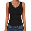 1-3 Stück Damen Geripptes Träger-Cami-Top, Eng anliegende Ärmellose Weste, Sommer-Trainings-Tanktop für Sport & Tägliche Kleidung