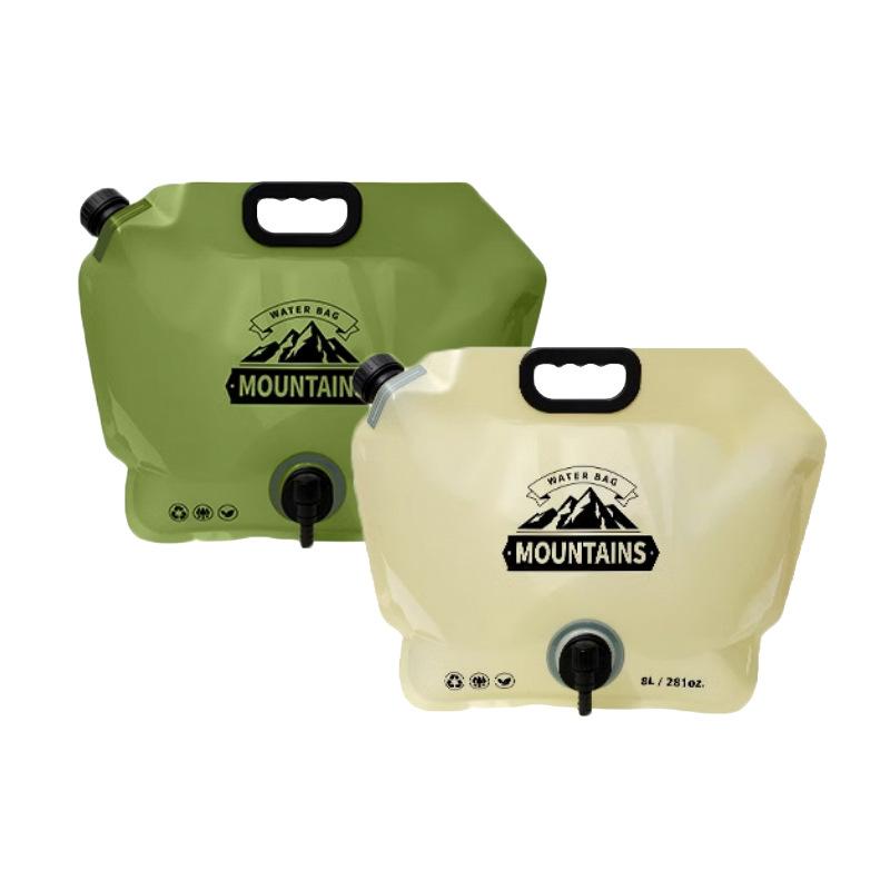 Borsa Portatile Pieghevole per Sport all'Aperto Campeggio Grande Capacità Portatile per Immagazzinamento Acqua