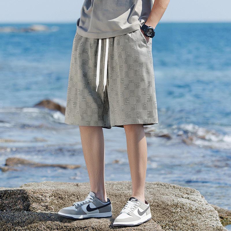 Xintang Men's Plus Size Casual Printed Bermuda Shorts