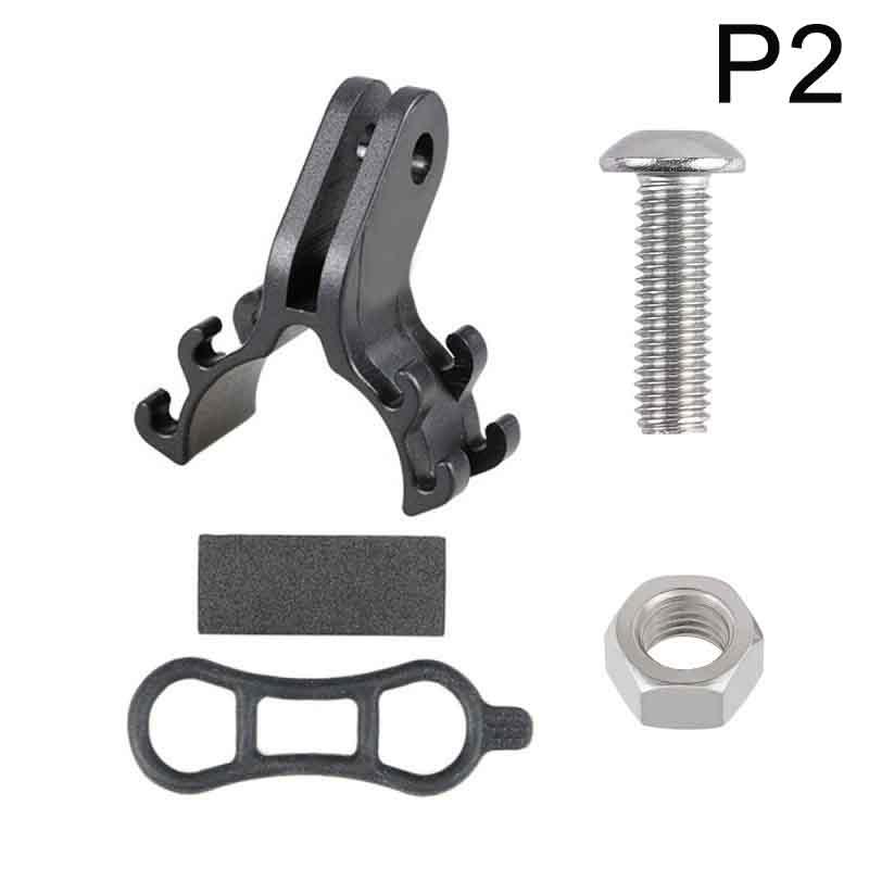 Bike Light Torch Holder Flashlight Bracket Bike License Plate Bracket Bike Parts Adjusteable For Road Bike Racing Bike Mount