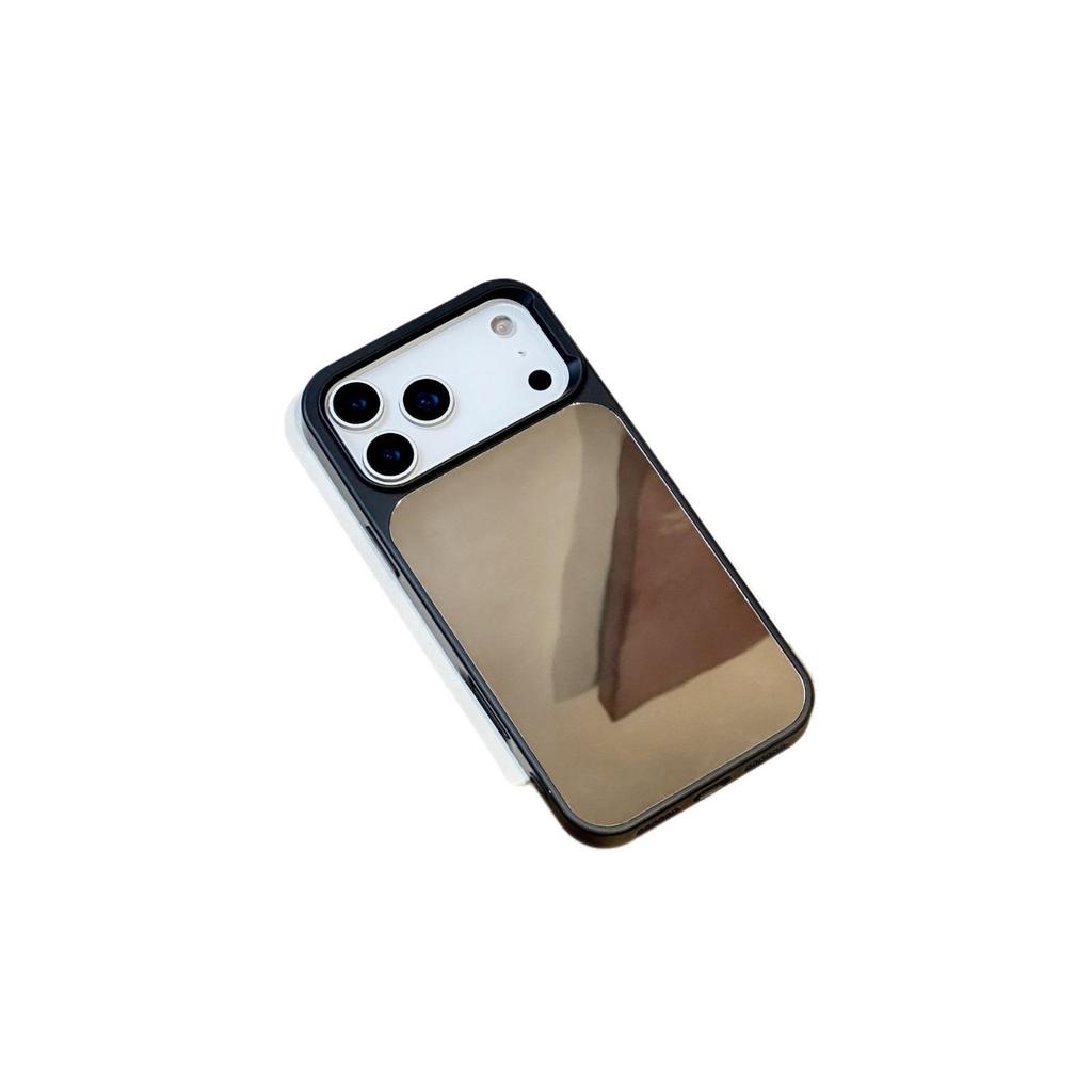 Acrylic Mirror Phone Case for Apple iPhone 17/16/15/14 - Makeup Mirror Protective Cover