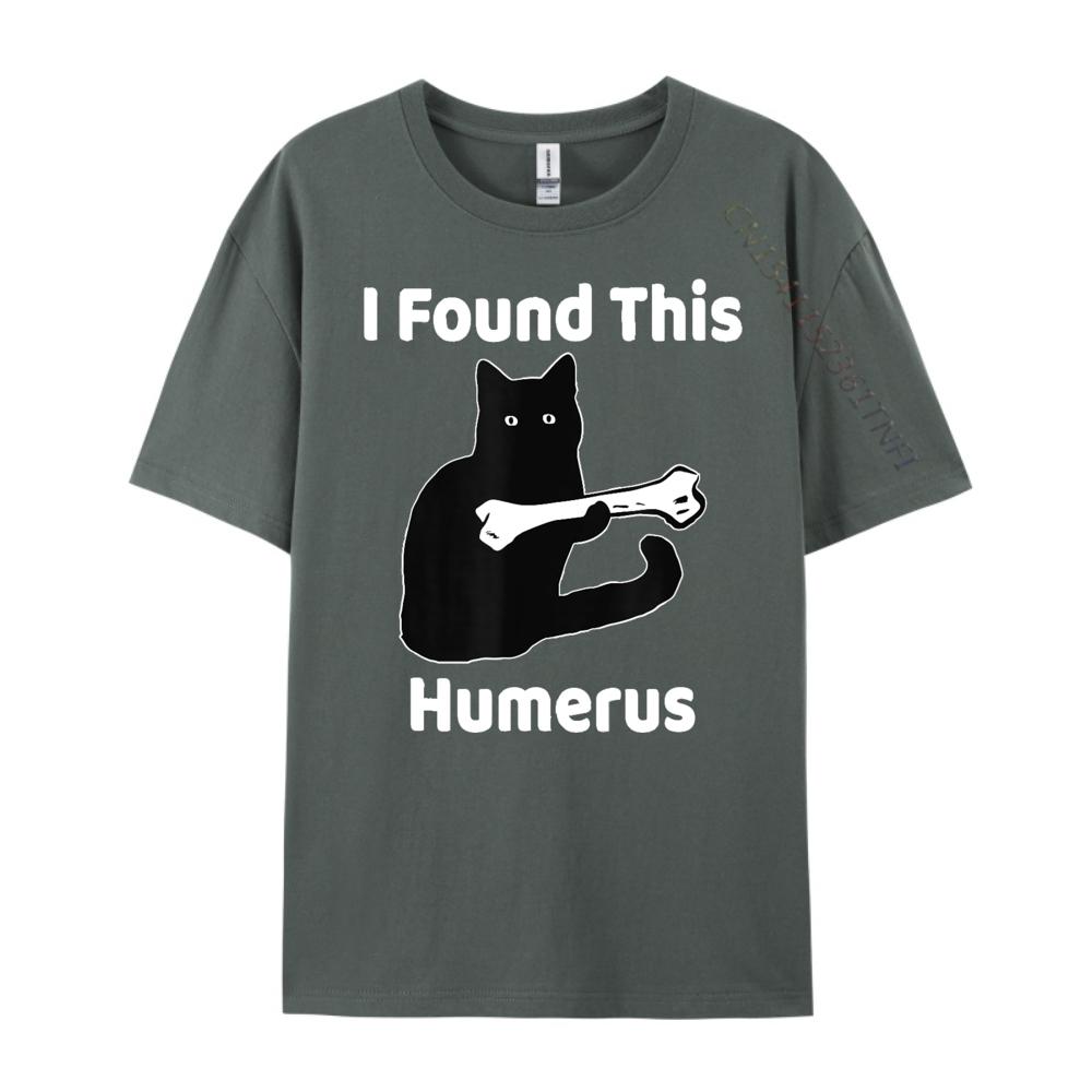 I Found This Humerus White Graphic Tee Funny Shirt England Style