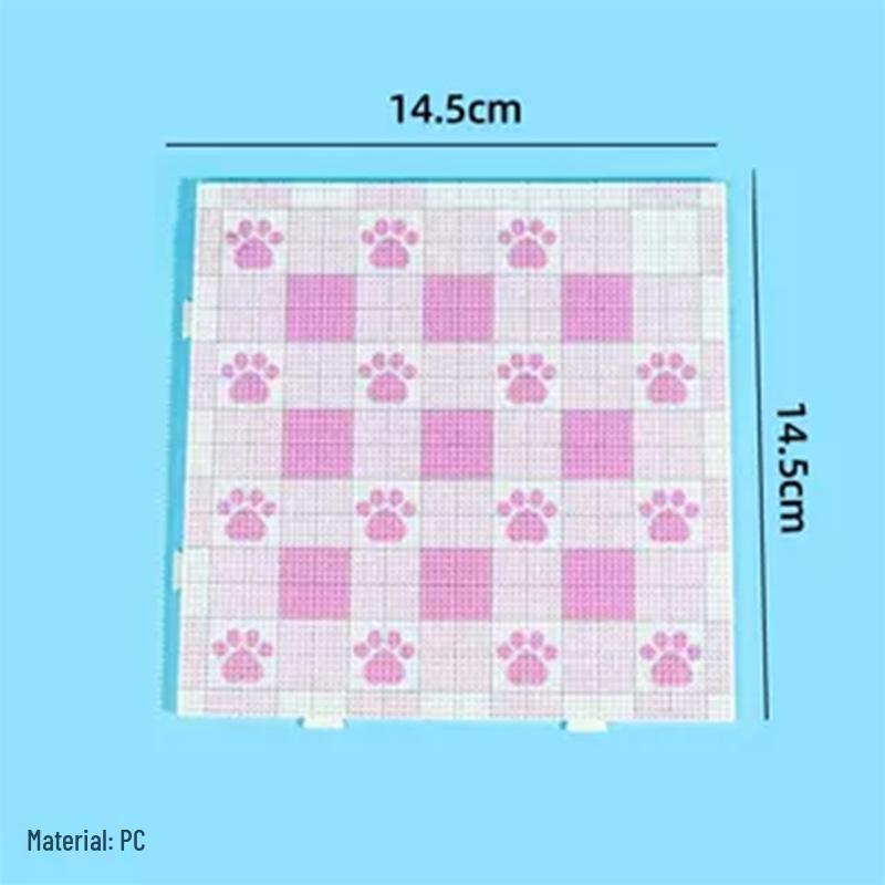 2.6mm Transparent Perler Bead Board - Wear-Resistant DIY Jigsaw Puzzle Craft Template