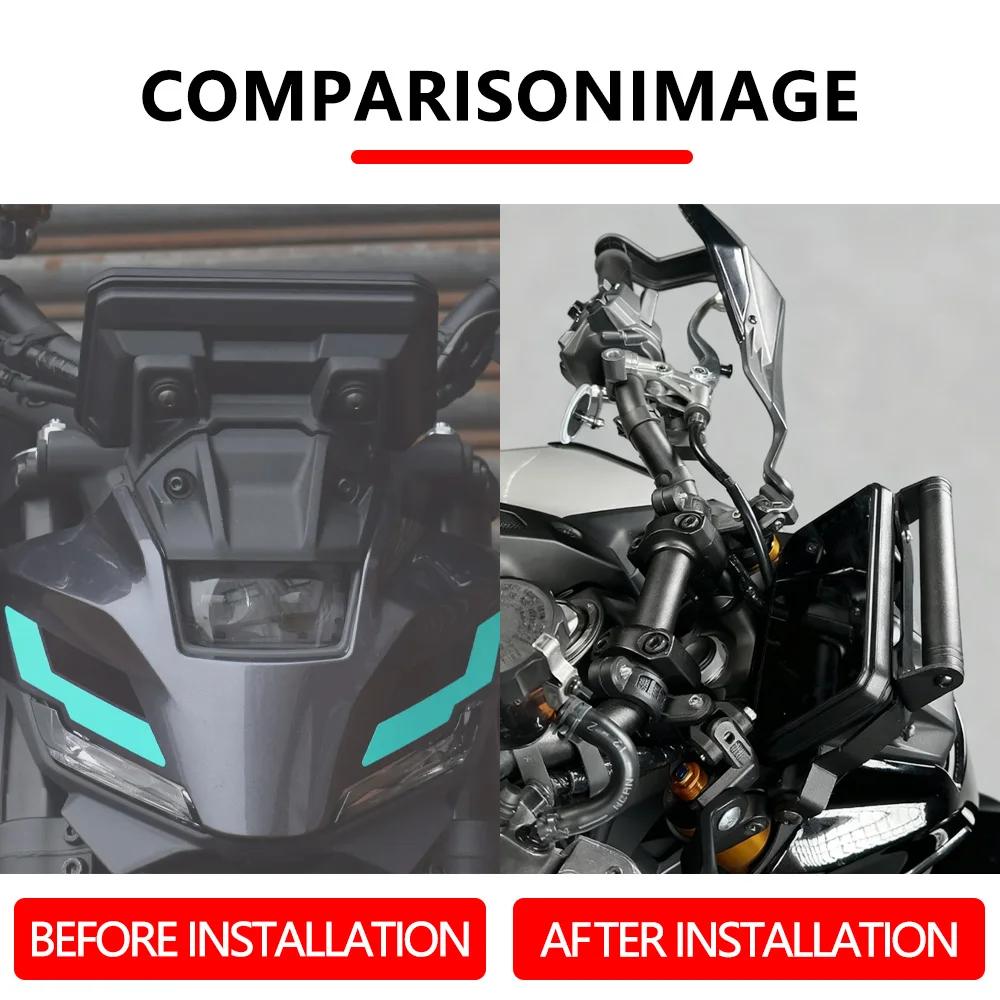 Motorcycle Cockpit Interface Mount for Yamaha MT-09 2025 MT09 SP Y-AMT Device Mounting Bridge Phone GPS Navigation Support Kit
