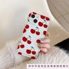 Full Screen Red Cherry iPhone15promax Mobile Phone Case Apple 14 Transparent 13/12 Large Hole Anti-drop 11