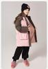 Girls' Winter Workwear Contrasting Down Jacket