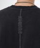 MOZMOZ Terry Brushed Pigment Backstitch Oversized Sweatshirt Black