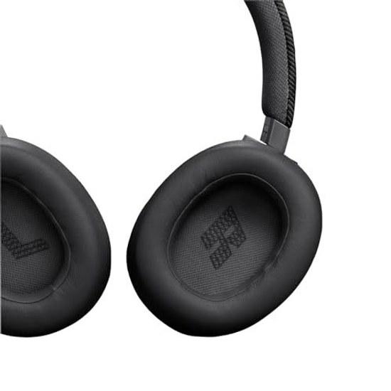 JBL LIVE 770 NC style design hybrid noise cancelling Bluetooth compatible multipoint over-ear headphones black JBLLIVE770NCBLK
