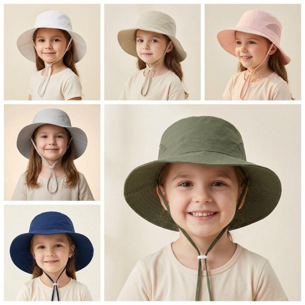 Breathable Kids Sun Protection Hat UV Protection Beach Hat Quick Dry Fisherman Hat Outdoor