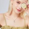 Fox pendant S925Silver pendant for women, pure silver single pendant necklace, clavicle chain with single pendant