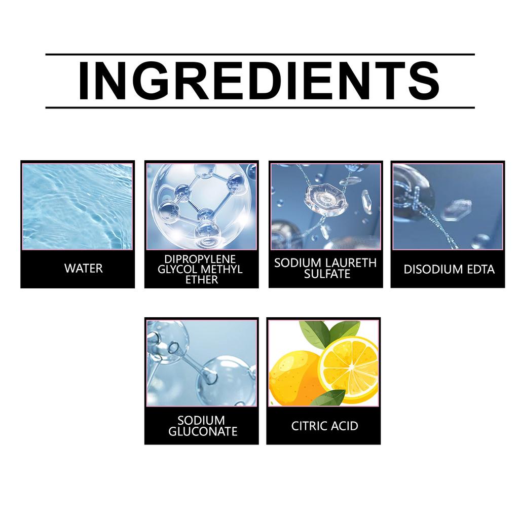 Car Windshield Spray Windshield Mirror Cleaner Stain Hydrophobic Water Repellent Anti-fogging Agent