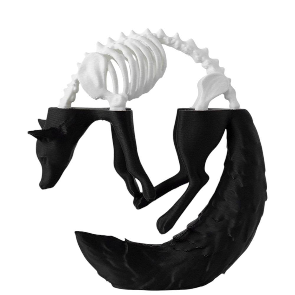 Simulation Wolf Desktop Decorations Creative 3D Printing Ornaments Home Decoration Edge Decoration