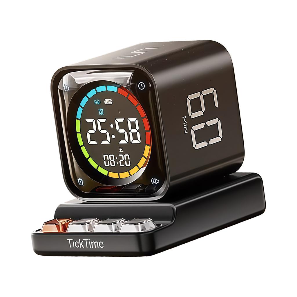 Multipurpose Metal Timer for Kitchen Gym and Home Use Large Display Easy Operation Learning Management Tool