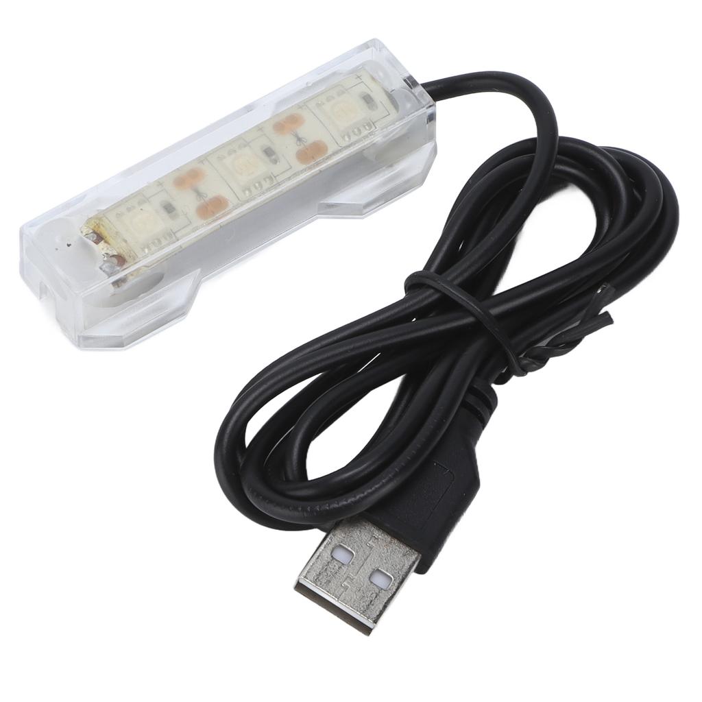 Aquarium Light USB Charging Plastic Fish Tank LED Light for Aquatic Plants LandscapeBlue