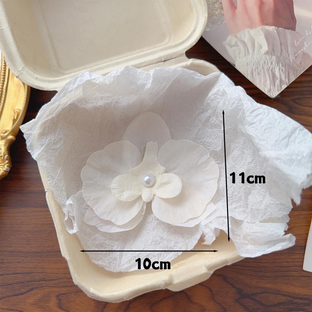 10pcs Summer Phalaenopsis Flower Hair Clip Simulated Floral French Fashion Barrettes Color Girls Headwear Bobby Pin Accessories