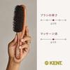 GB KENT Royal Warrant High-Quality Boar Hair Brush Medium Bore Bristle Scalp Massage Static Electricity Suppression Wooden Smooth Shine Gloss Made LR6